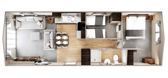 Willerby Brookwood at Prestwick Holiday Park