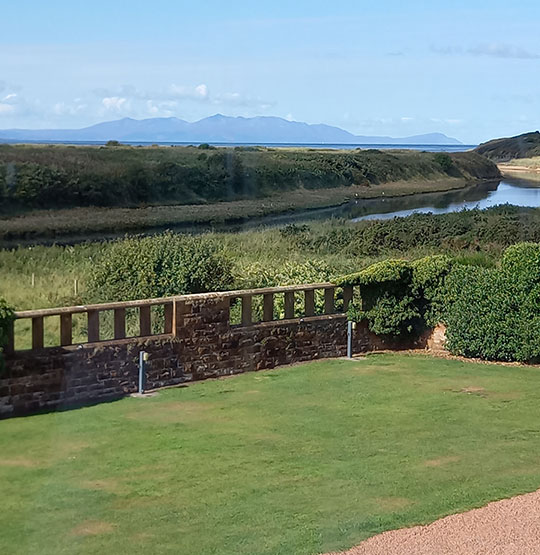 Fully serviced touring pitches at Prestwick Holiday Park
