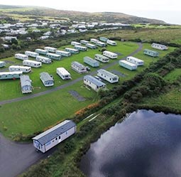 Aerial view of Sunnymeade Caravan Park Aerial view of Sunnymeade Caravan Park